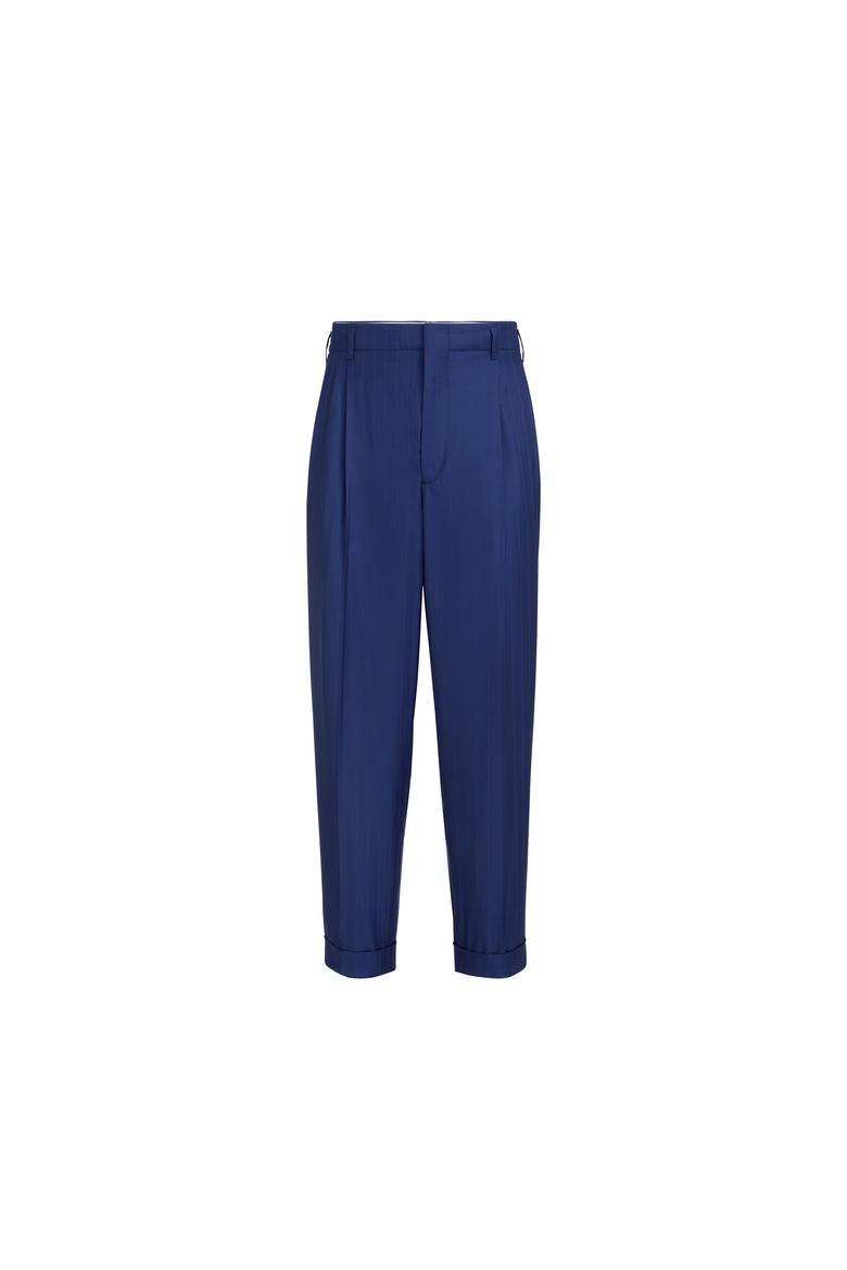 Double pleated trousers, Alternate, color, Royale Blue