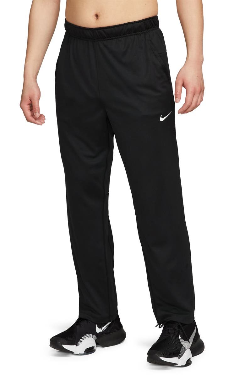 Nike Totality Dri-FIT Open Hem Versatile Pants, Main, color, Black/ White