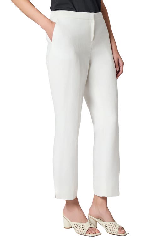 Kasper Elastic Back Pants In Lily White