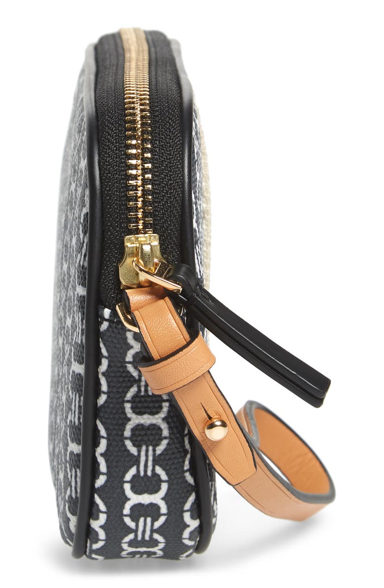 Tory Burch Gemini Link Canvas Wristlet, Alternate, color, 