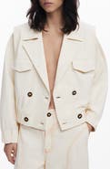 Desigual Double Breasted Crop Jacket