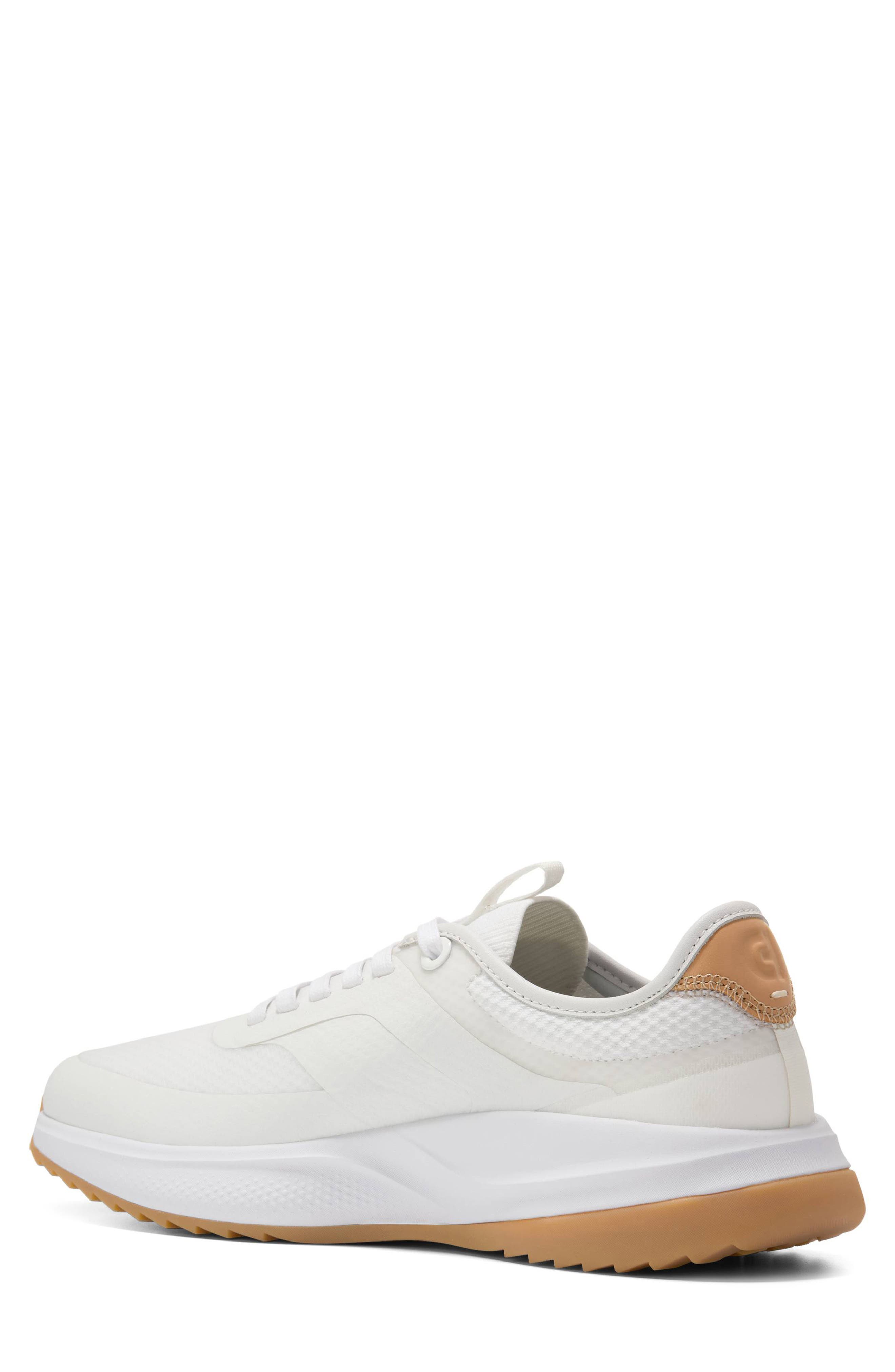 Cole Haan GrandPro Waterproof All Day Golf Shoe, Alternate, color, White/ Veg Tan/ White
