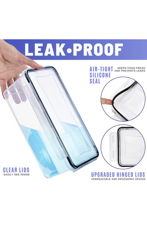 Sorbus 3-pack 13.5 Cup Storage Containers With Lids In Transparent