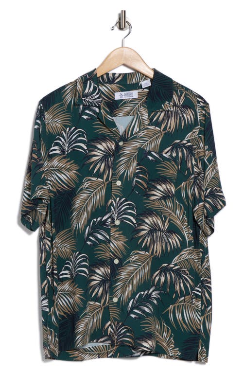 Original Penguin Short Sleeve Camp Shirt In Multi