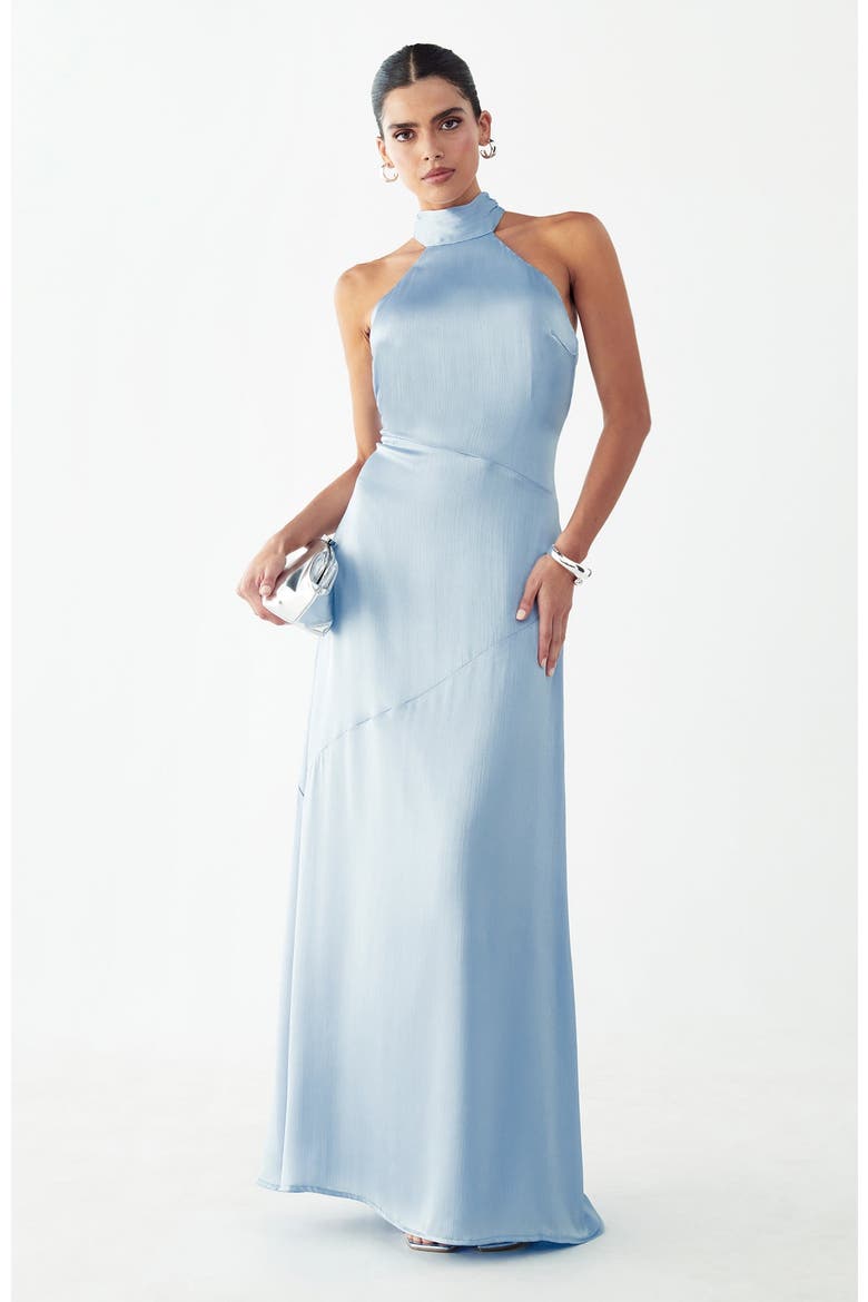 Shaw Maxi Dress, Main, color, Sky Blue