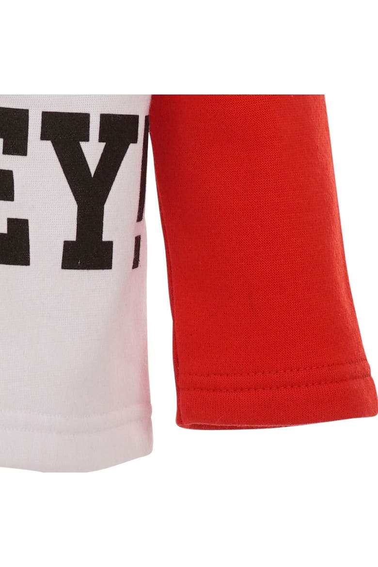 Fleece Sweatshirt & Pants Set, Alternate, color, Red / Black