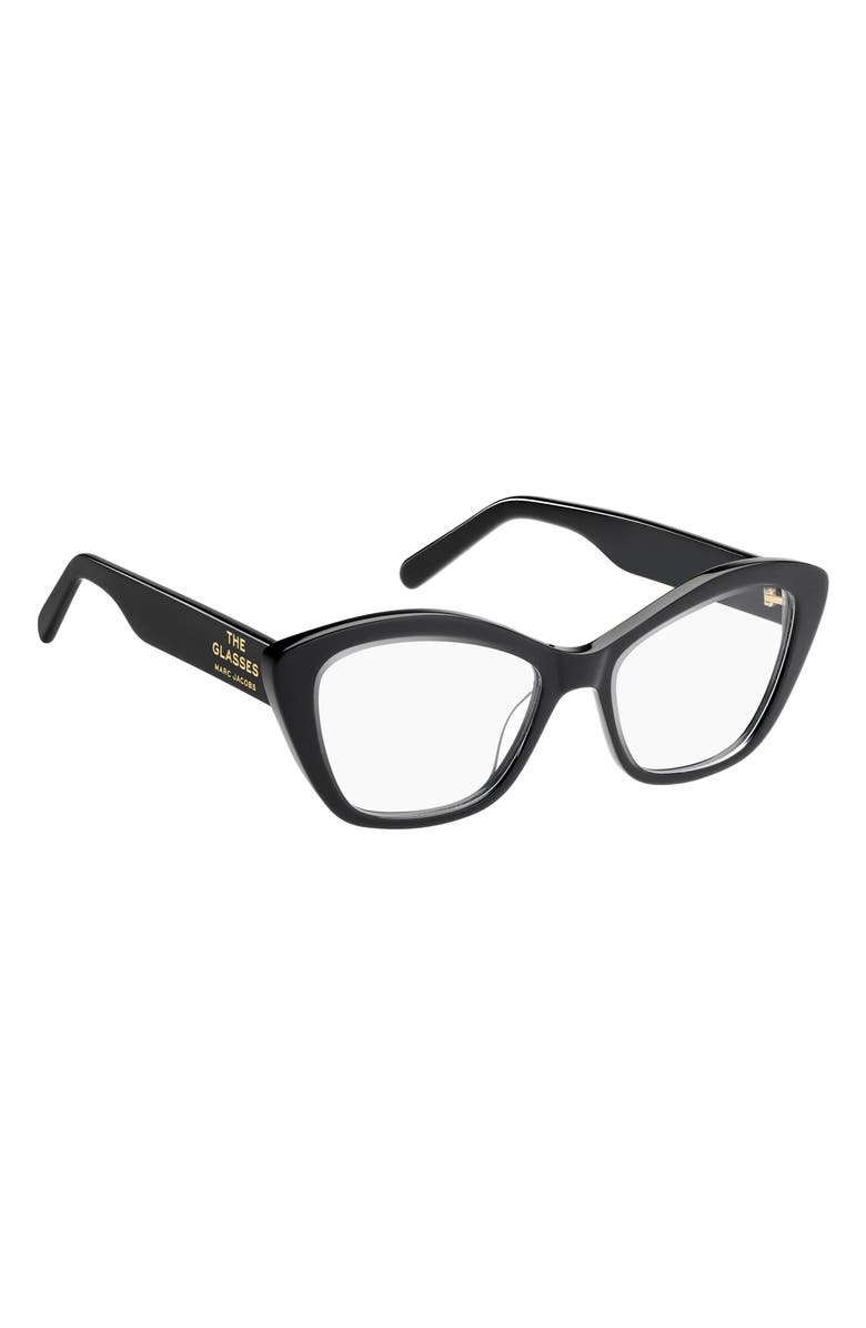 Marc Jacobs 53mm Rectangular Optical Glasses, Alternate, color, 