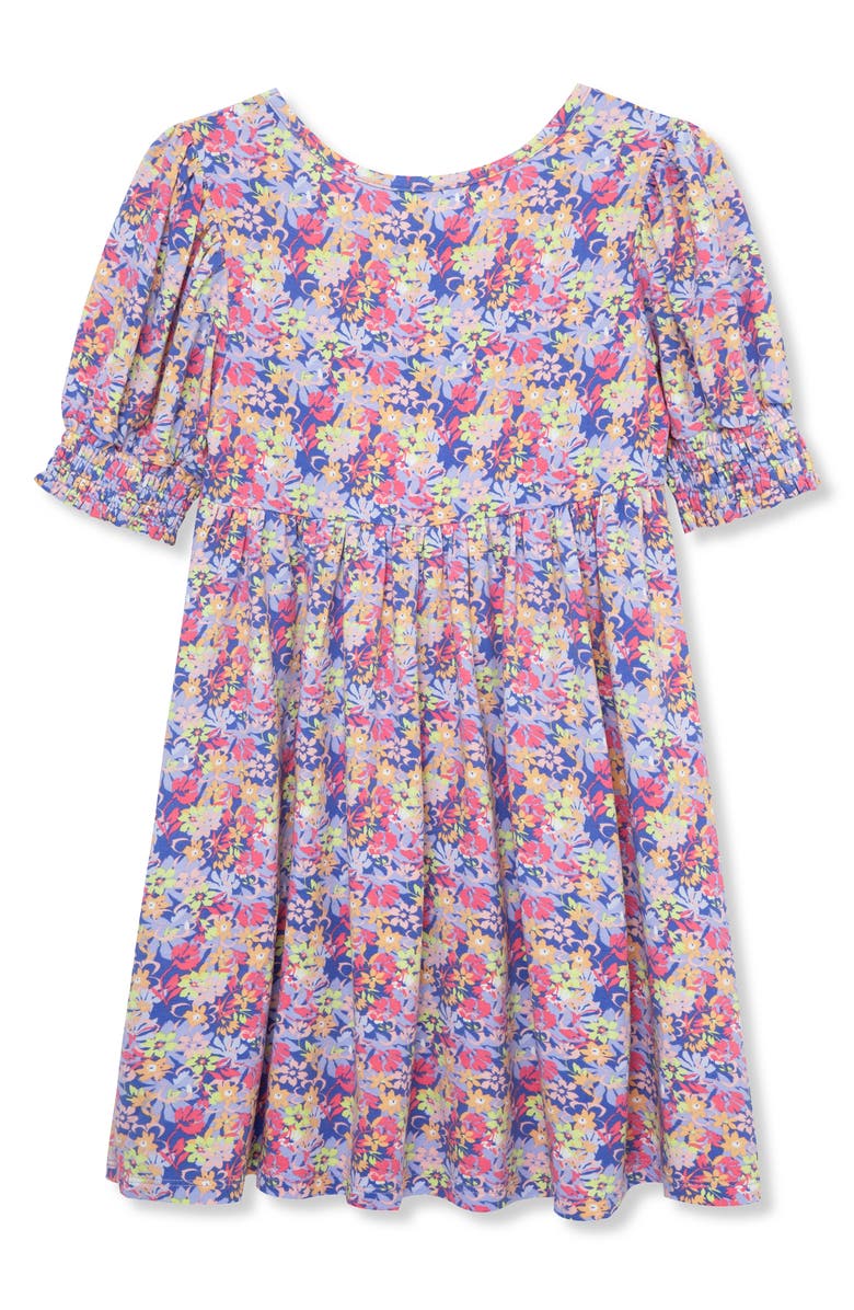 Peek Aren't You Curious Kids' Floral Print Knit Dress, Alternate, color, 