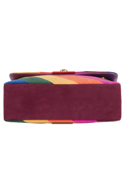 Kurt Geiger London Kensington Stripe Convertible Shoulder Bag In Multi