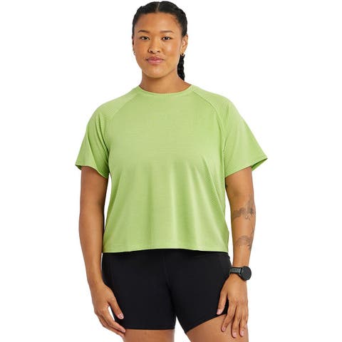 Flyout Boxy Short-Sleeve Shirt - Women's