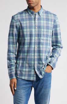 Faherty Coastline Knit Button-Down Shirt