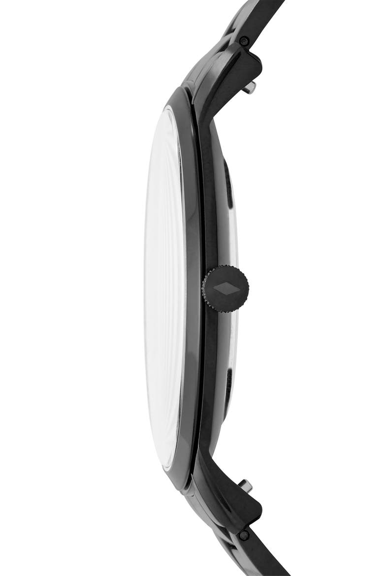 Minimalist Bracelet Watch, 44mm, Alternate, color, BLACK/ BLUE