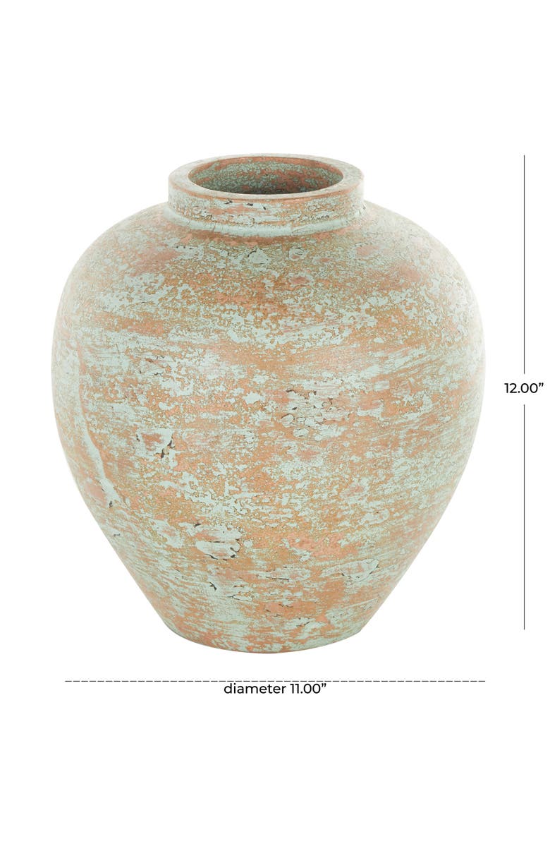 GINGER BIRCH STUDIO Brown Ceramic Vase, Alternate, color, Brown