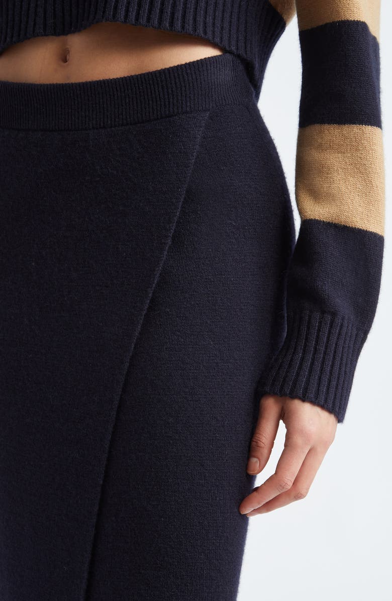 Max Mara Umbria Wool & Cashmere Sweater Skirt, Alternate, color, Ultramarine