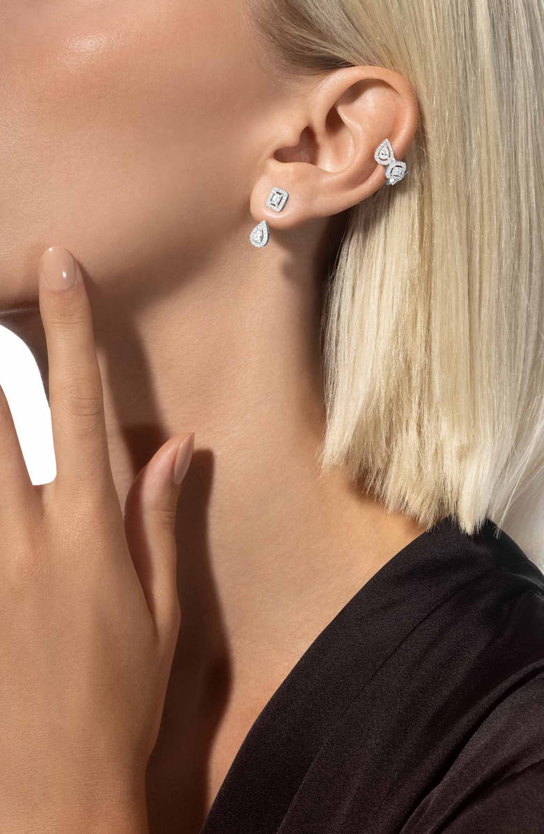 Messika My Twin Diamond Ear Jackets, Alternate, color,