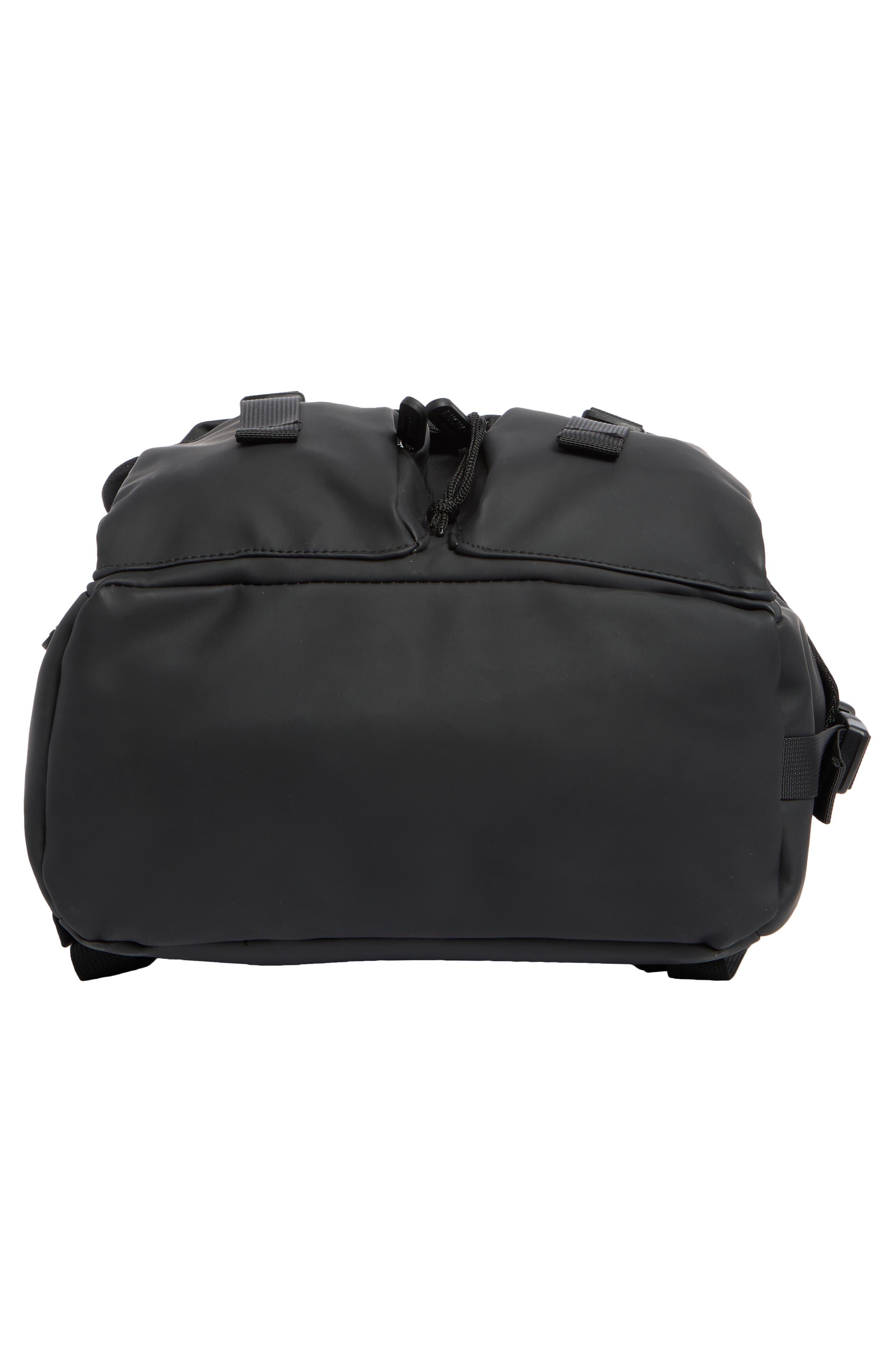 Duchamp Foldover Buckle Rubberized Backpack, Alternate, color, 