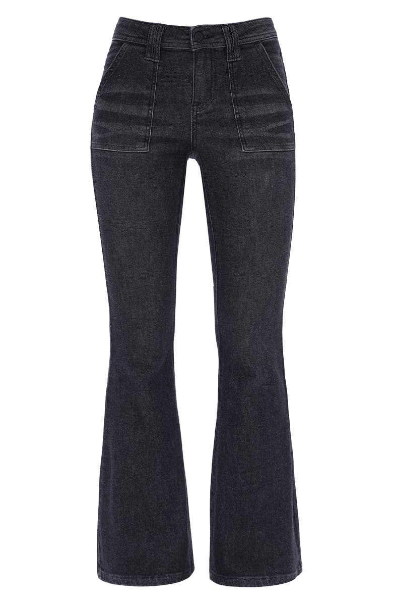 Bayeas Jess Low Rise Flare Jeans, Alternate, color, Black