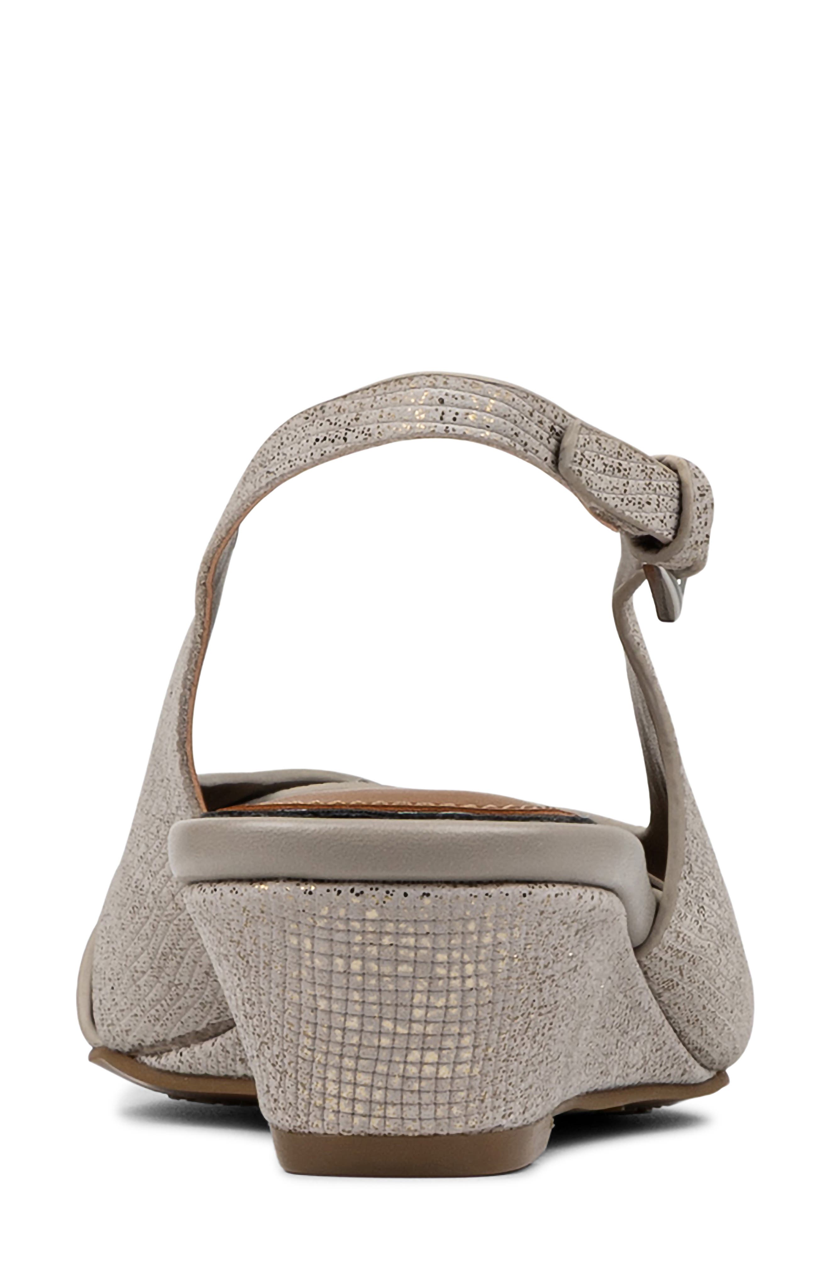 Barbee Slingback Wedge Pump, Alternate, color, PEWTER