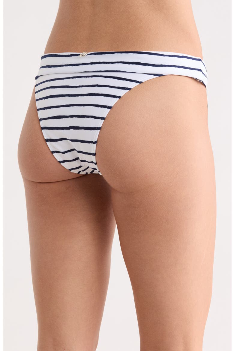 Symphonie Stripe Bikini Bottoms, Alternate, color, TANGA