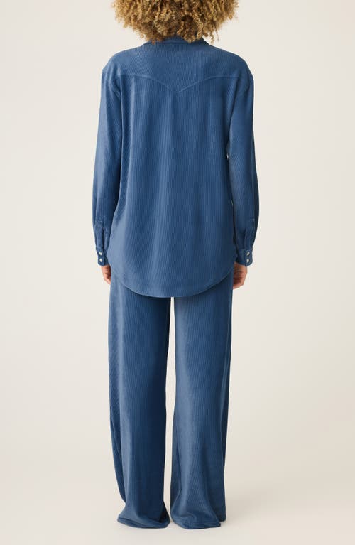 Pj Salvage Craving Corduroy Pajamas In Blue