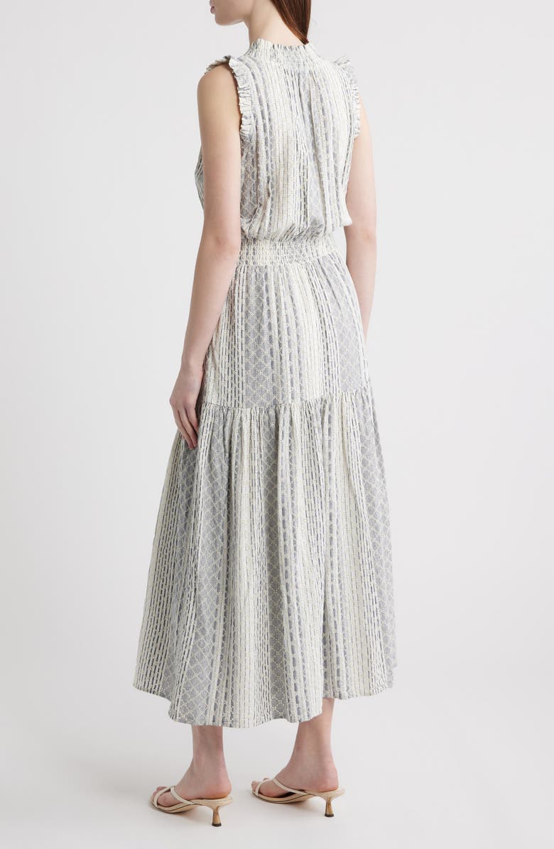 Rails Alessi Embroidered Sleeveless Maxi Dress, Alternate, color, Striped Eyelet