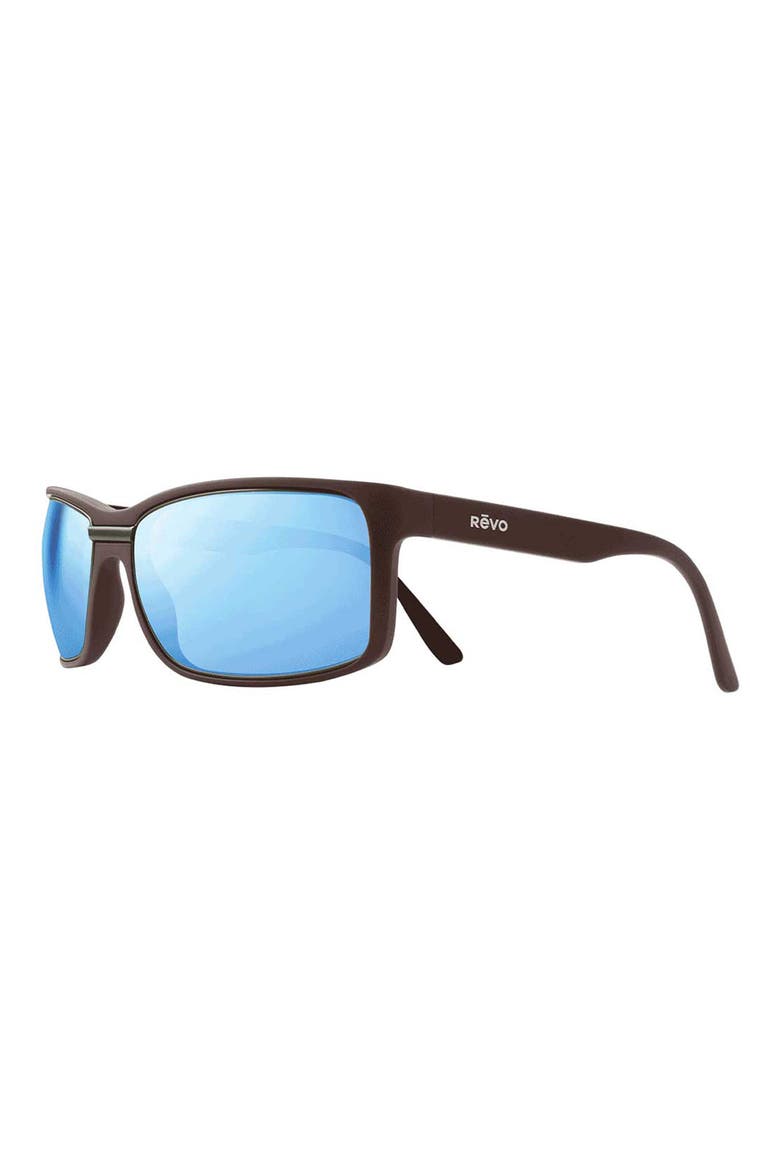 Eclipse 63mm Square Sunglasses, Alternate, color, MATTE BLUE