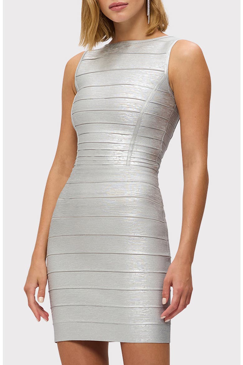 The Metallic Sienna Top, Alternate, color, SILVER FOIL