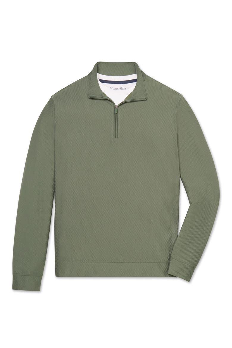 Easton Quarter Zip Sweater, Alternate, color, OLIVE
