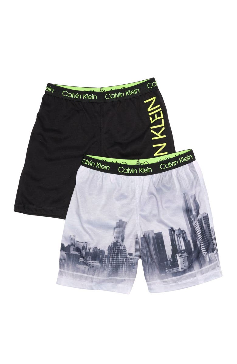 Calvin Klein Kids' 2-Pack Sleep Shorts, Main, color,