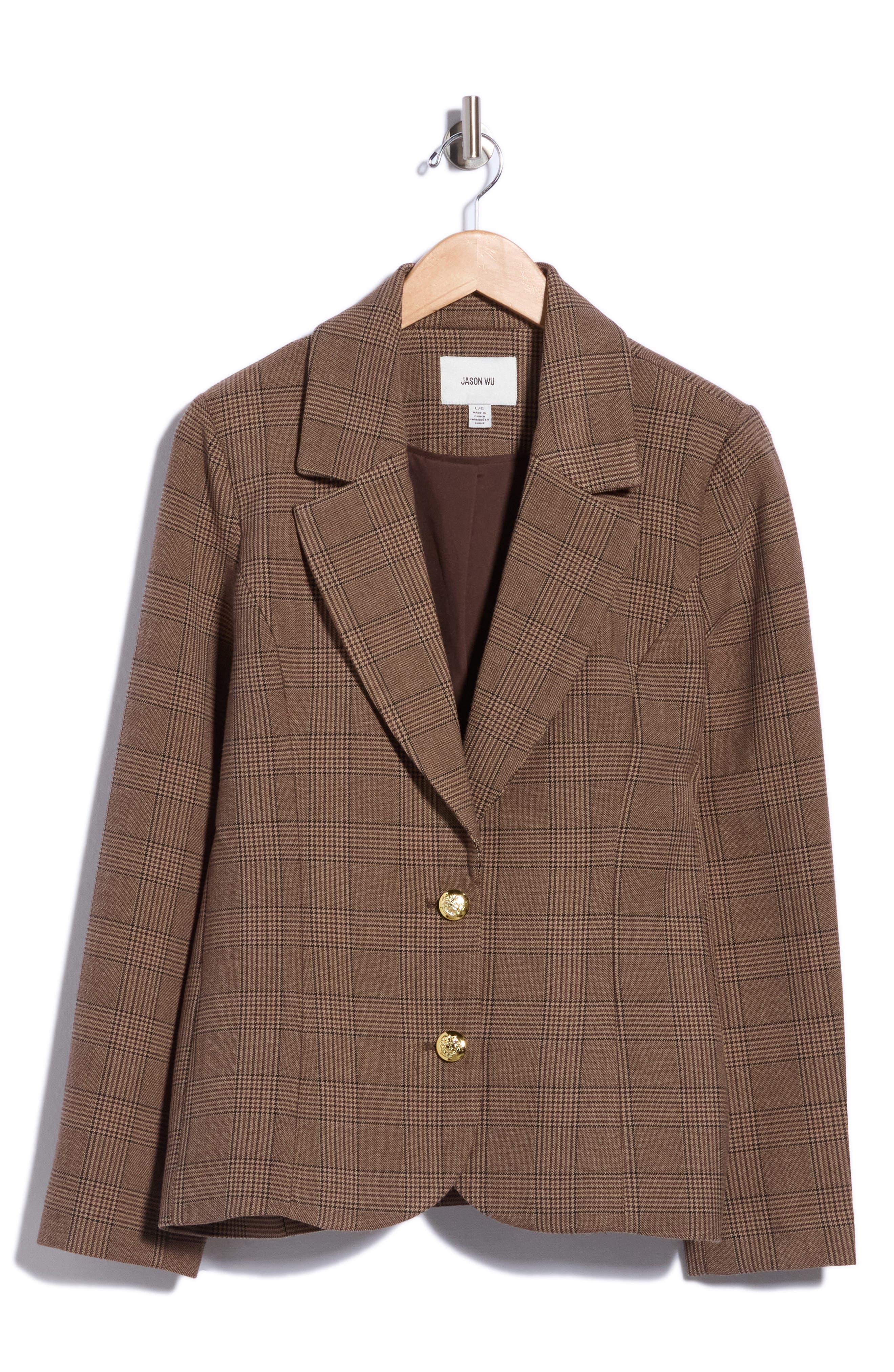 Plaid Blazer