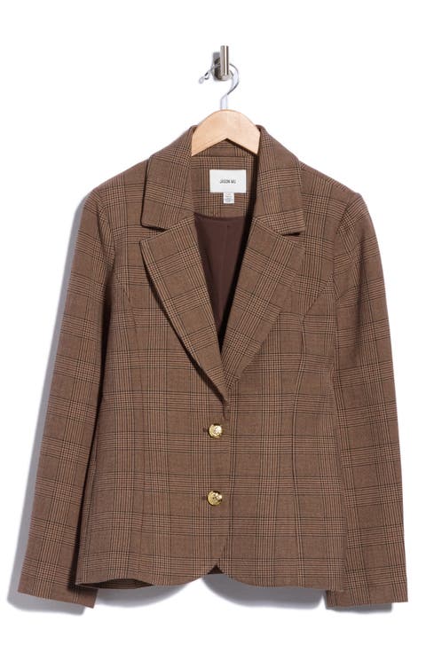 Plaid Blazer