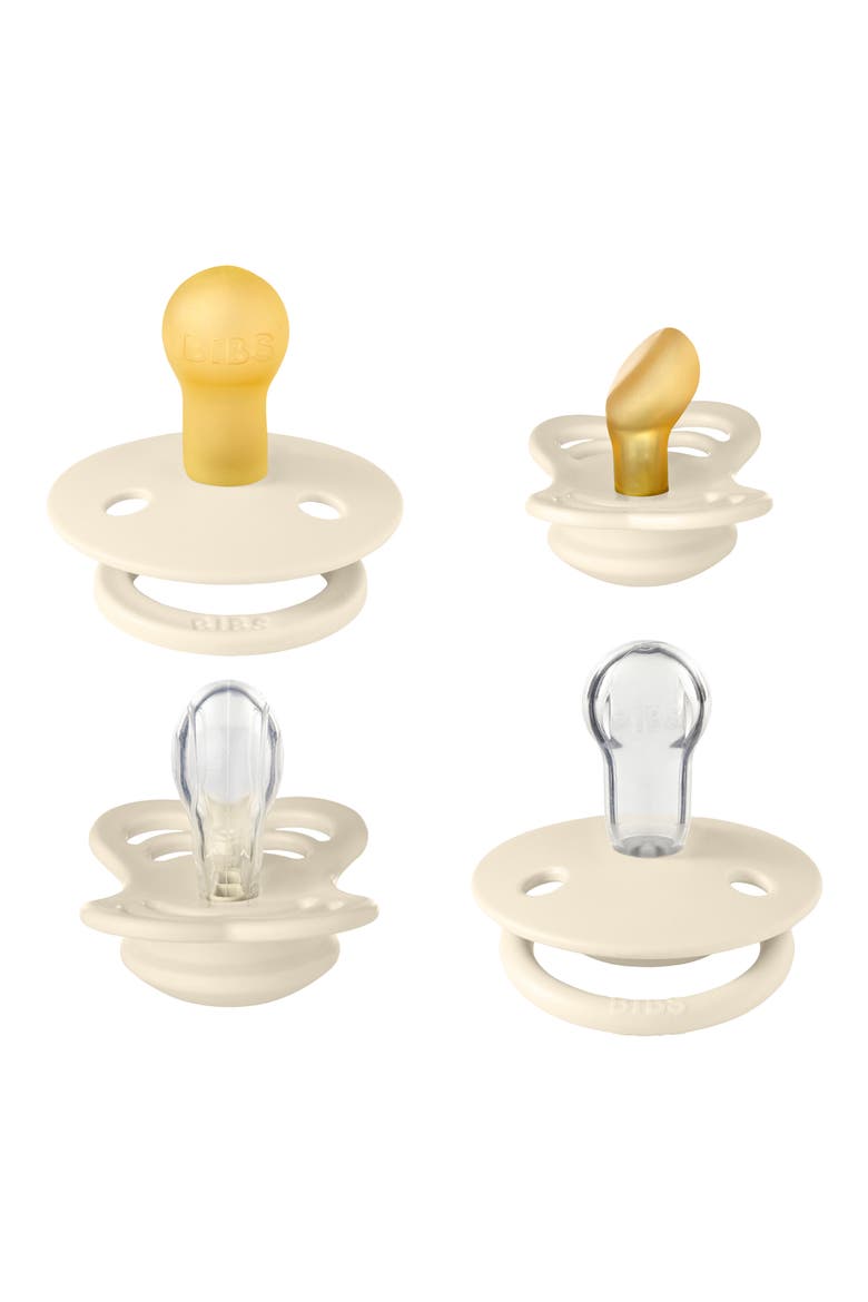 4-Pack Try-It Collection Pacifier Set - Size 1, Alternate, color, IVORY