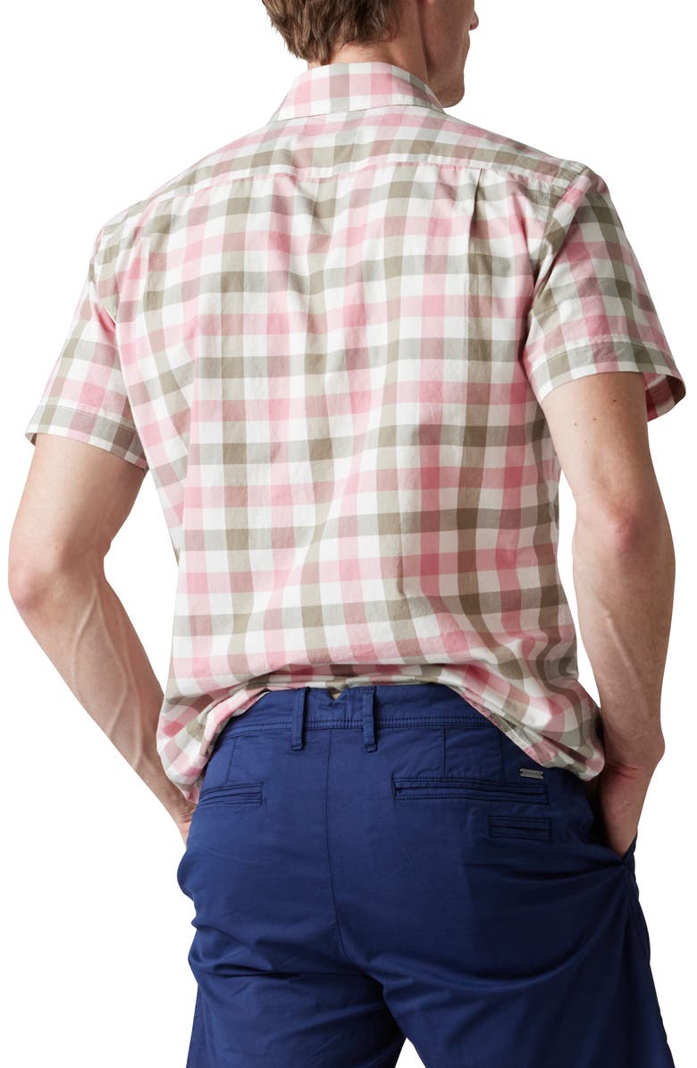 Rodd & Gunn Marble Bay Check Cotton Short Sleeve Button-Up Shirt, Alternate, color, 