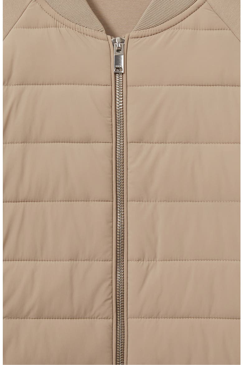 Rochdale Quilted Front Jacket, Alternate, color, BISCUIT BROWN