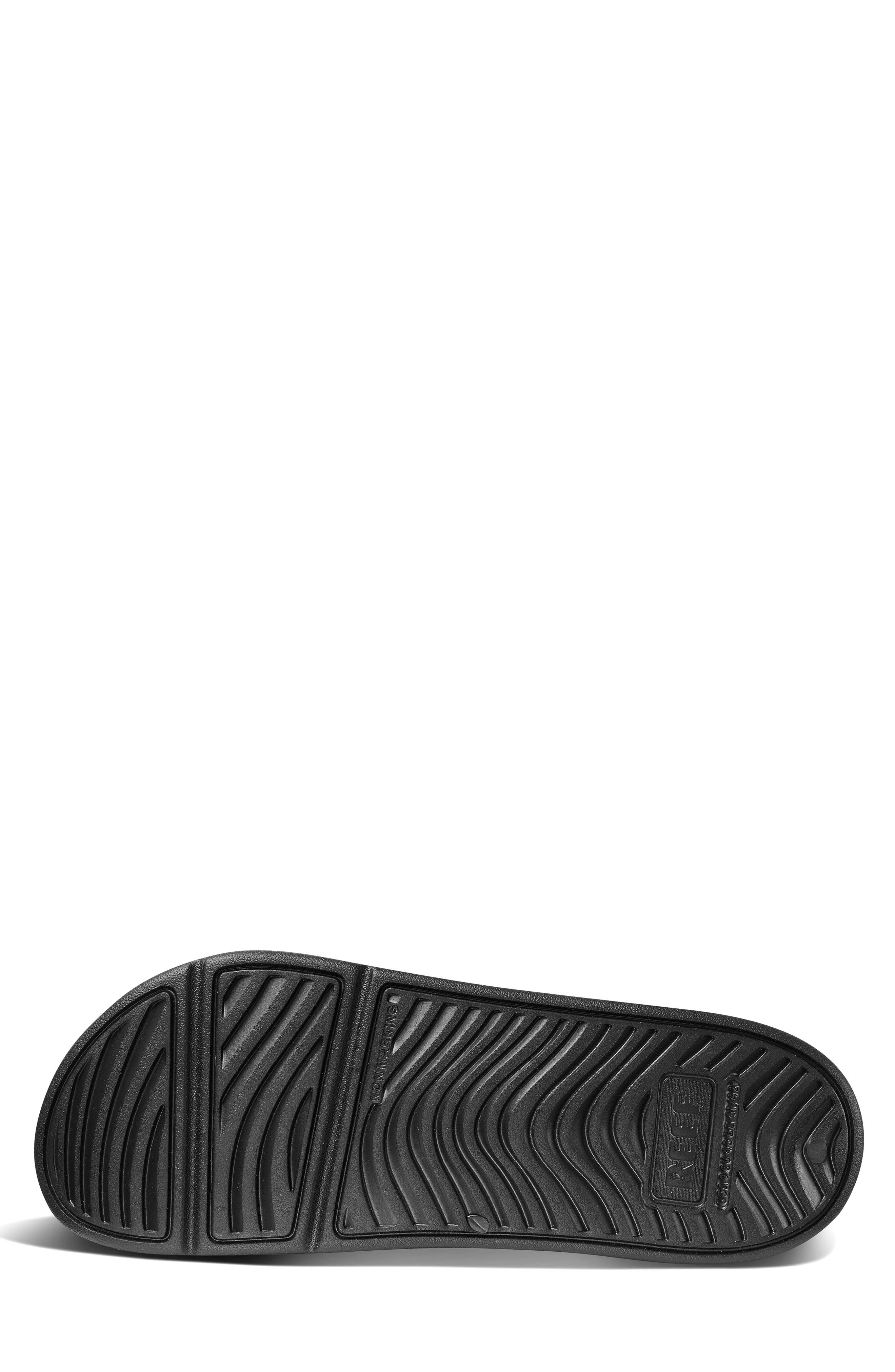 Oasis Double Up Slide Sandal, Alternate, color, BLACK