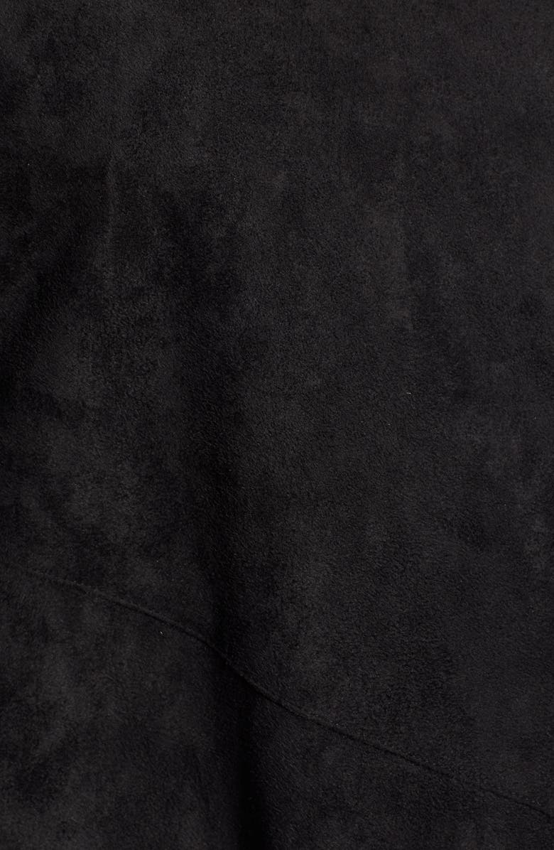 BB Dakota by Steve Madden BB Dakota Wade Drape Front Faux Suede Jacket, Alternate, color,