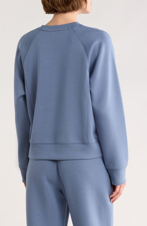 Spanx ® Crewneck Pullover In Blue