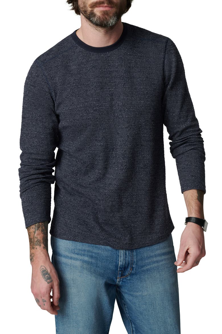 Tate Waffle T-Shirt, Main, color, NIGHT SKY