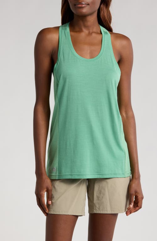 Smartwool Active Mesh Racerback Tank In Zen Green