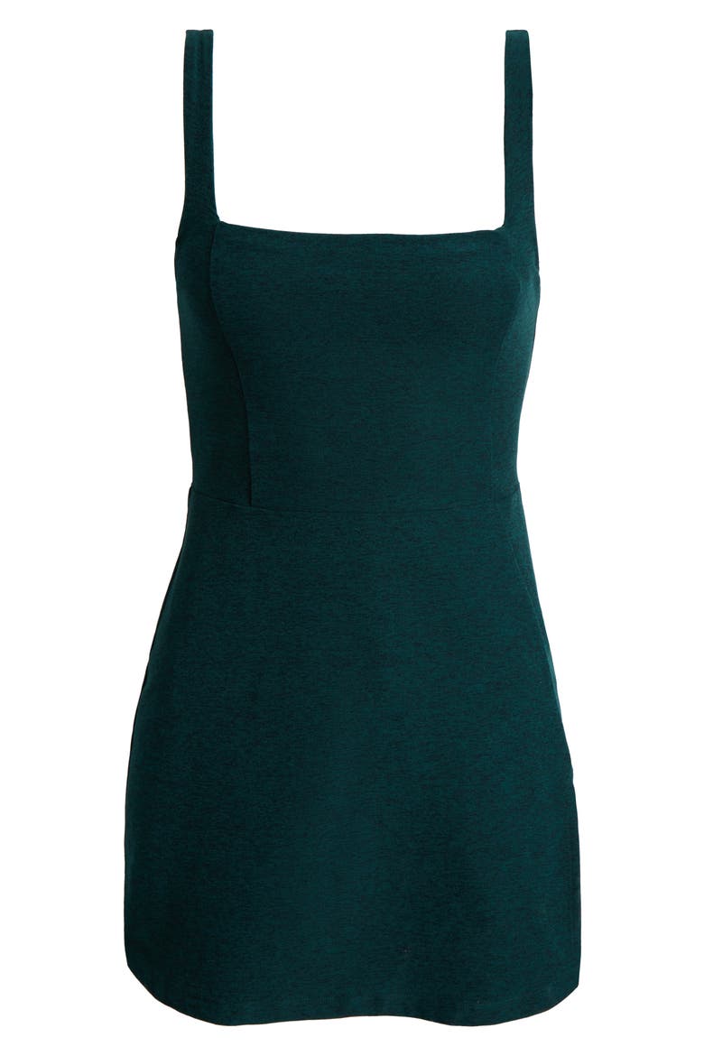 Court Appeal Space Dye Active Minidress, Alternate, color, DARK SPRUCE GREEN