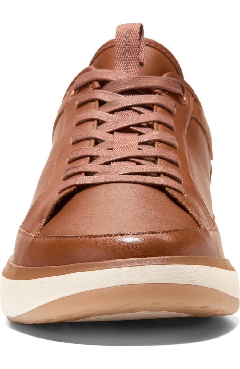 Cole Haan GrandPrø All Day Court Sneaker, Alternate, color, Brit Tan Dk Choc