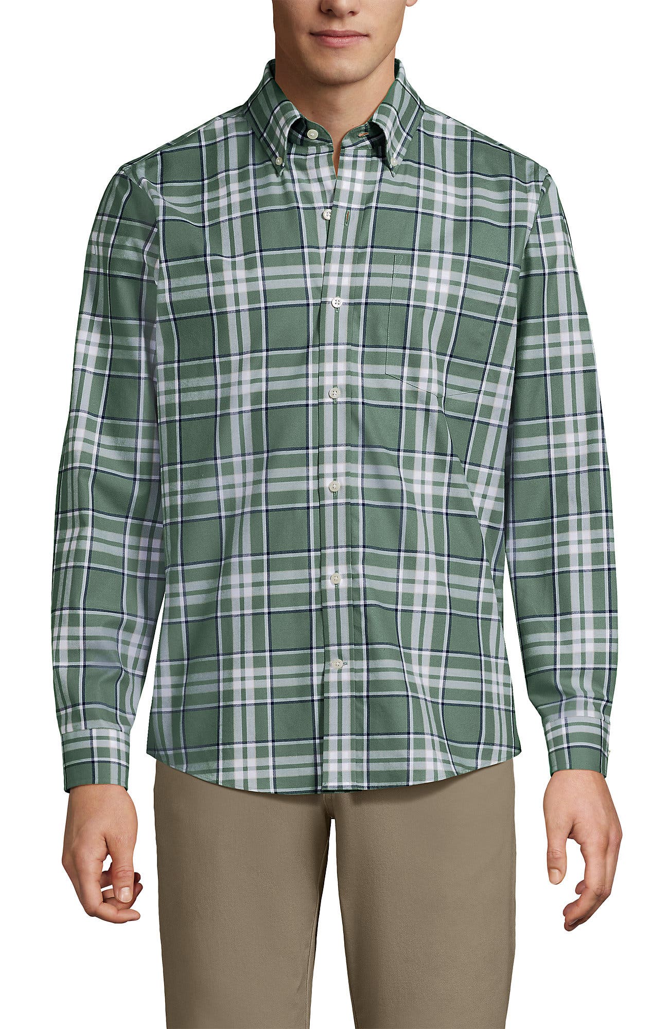 Eucalyptus/Navy Plaid
