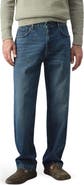 MANGO Cotton & Linen Straight Leg Jeans