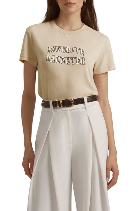 Cropped Collegiate Tee