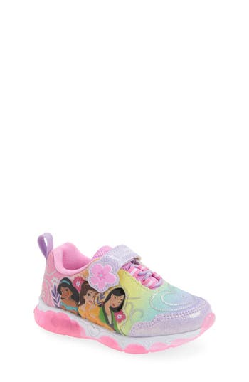 Harper Canyon Kids' Disney Princess Light-up Sneaker In Multi