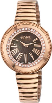 GEVRIL Gandria Diamond Bracelet Watch, 36mm - 0.5ct.