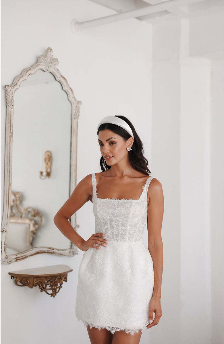 Untamed Petals Camille Mini Dress, Alternate, color, Ivory