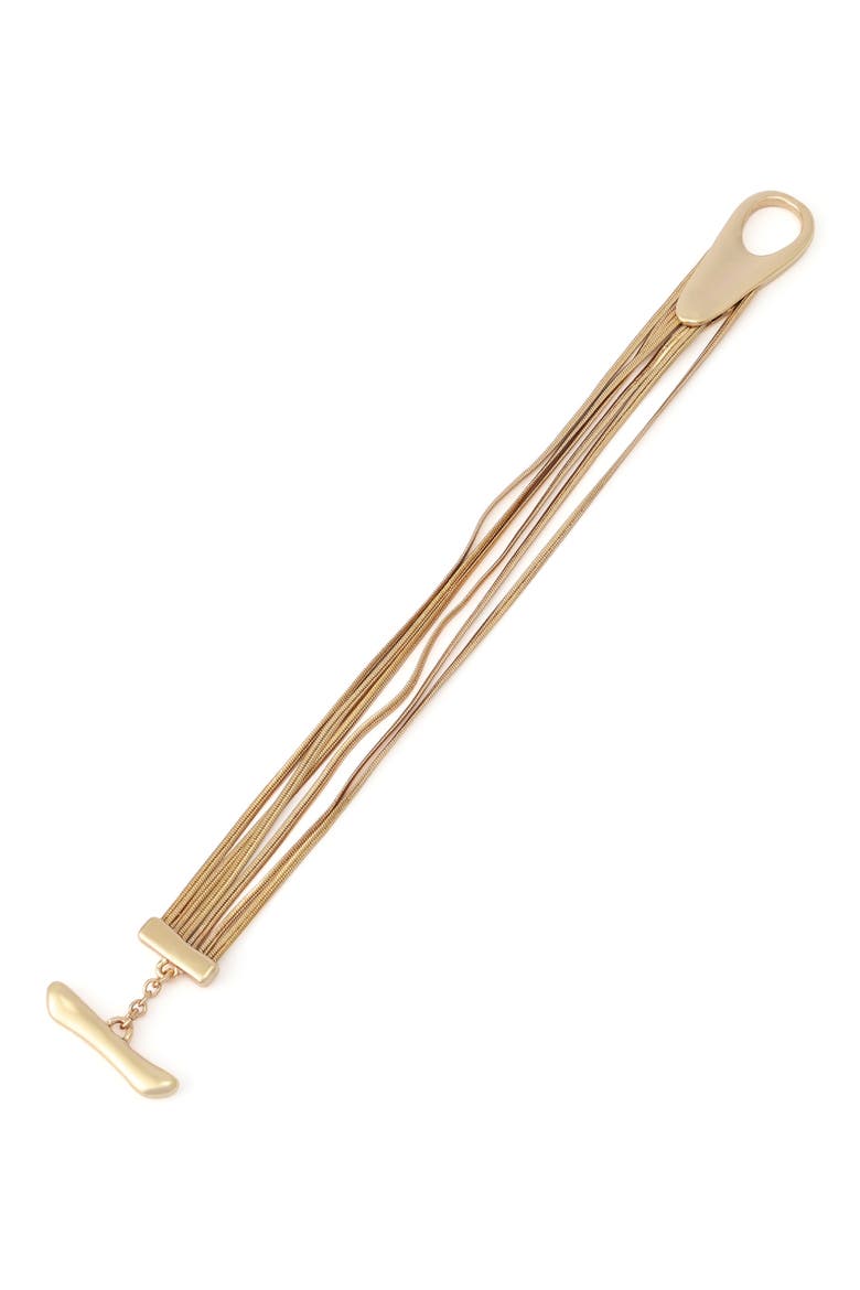 Toggle Bracelet, Alternate, color, GOLD