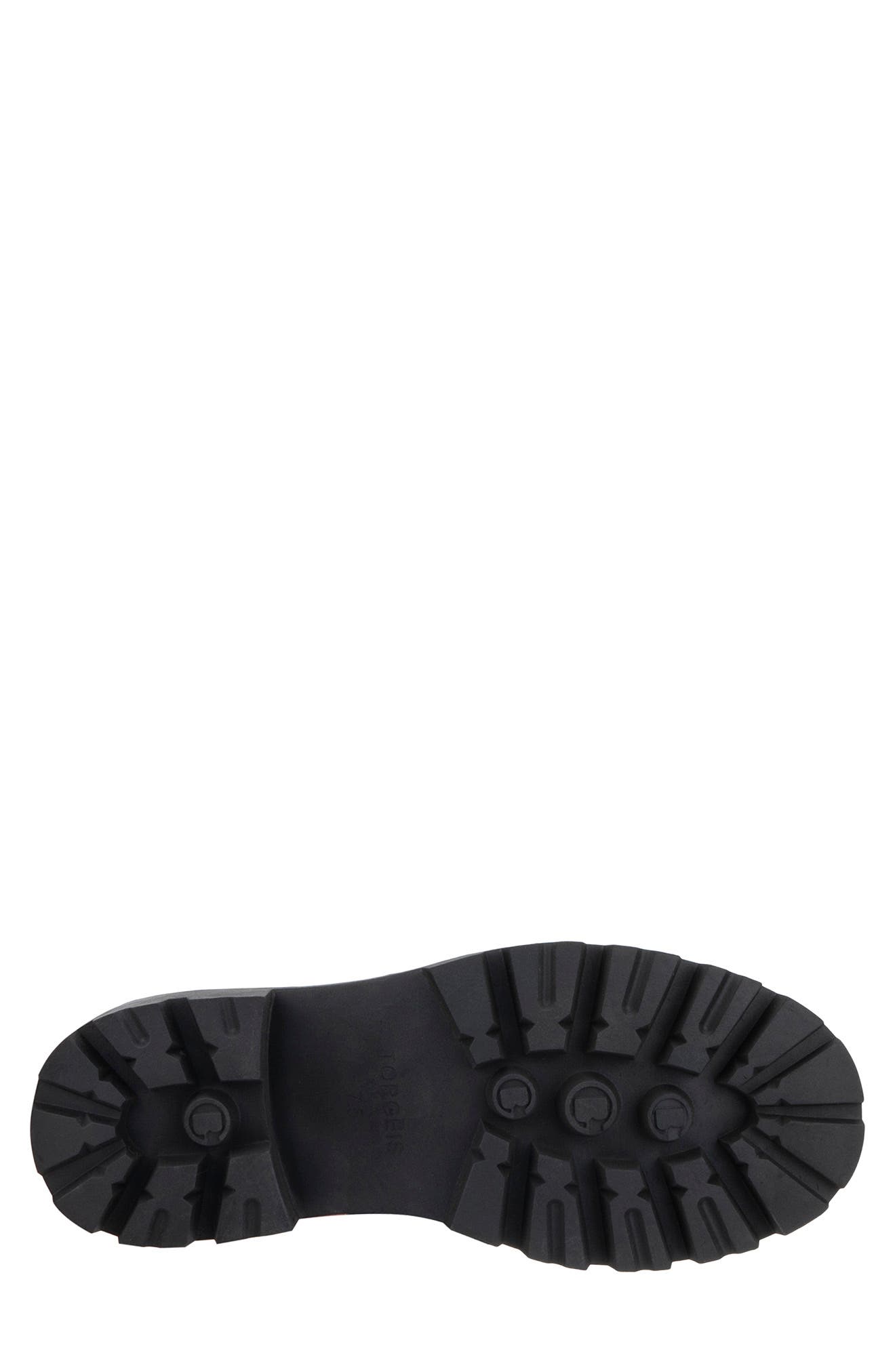 TORGEIS Madina Croc Embossed Lug Sole Boot, Alternate, color, Brown