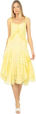 SECRET MISSION Lenore Midi Dress